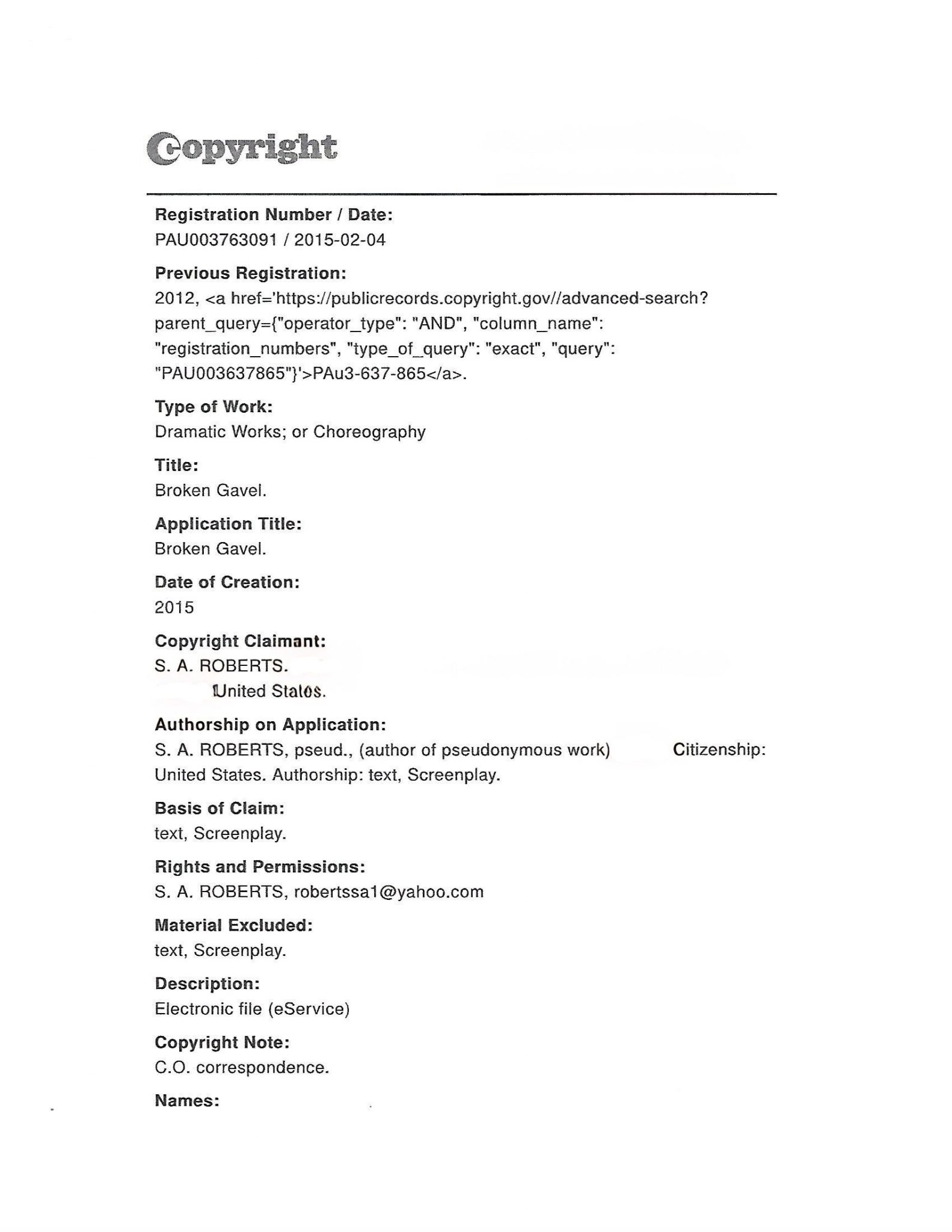 copyright broken gavel 2015